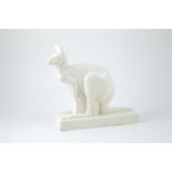 Wedgwood Model of Kangaroo by John Skeaping, ivory glaze, impressed artist and makers marks, 24cm