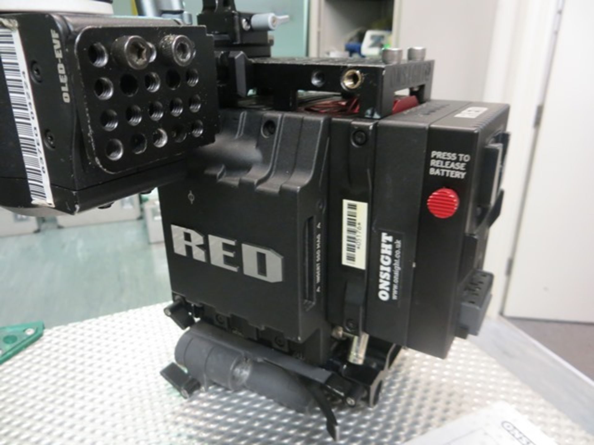 Red Epic Dragon Upgrade 6K Camera 35mm s/n 01012 set up for 15mm & 19mm c/w attachments including - Image 2 of 4