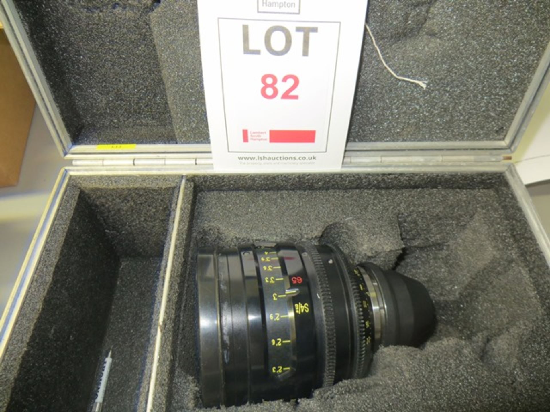 Cooke S4/I T2 65mm Lens s/n 4065-1076 c/w flight case