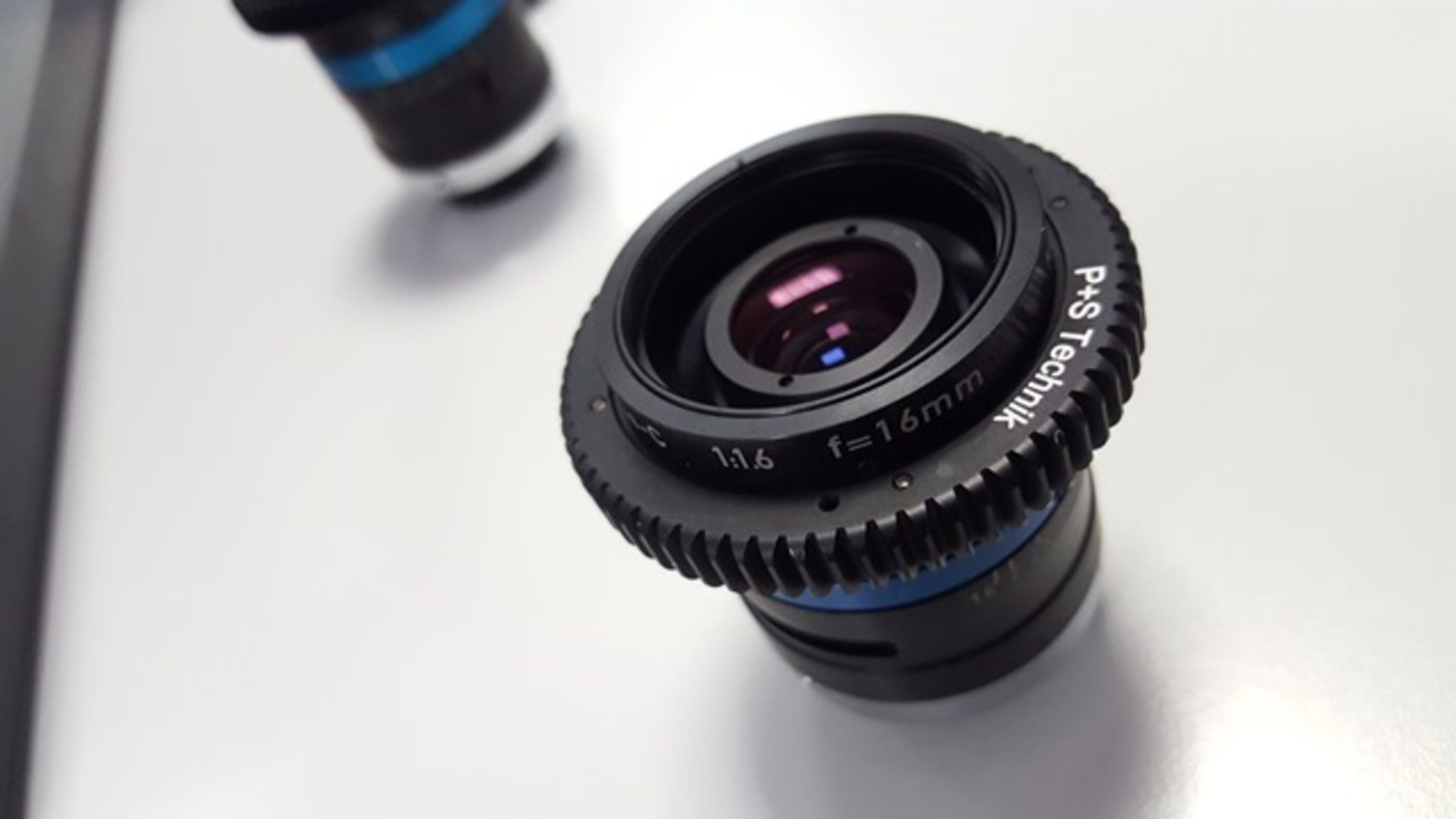 Set of Linos C Mount Lenses c/w P&S Technik Focus Rings 12mm s/n 11856562, 16mm s/n 11943224... - Image 3 of 6
