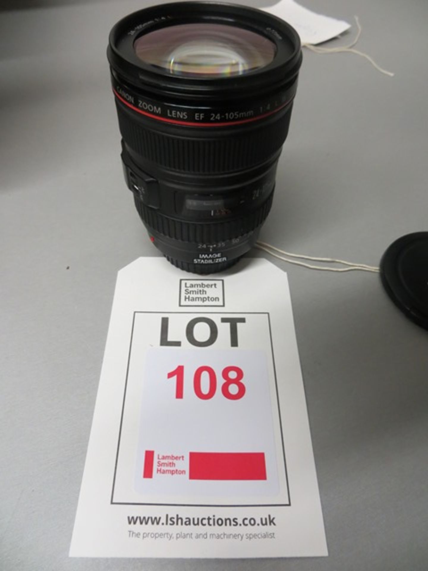 Canon EF 24-105mm zoom lens s/n 4404854