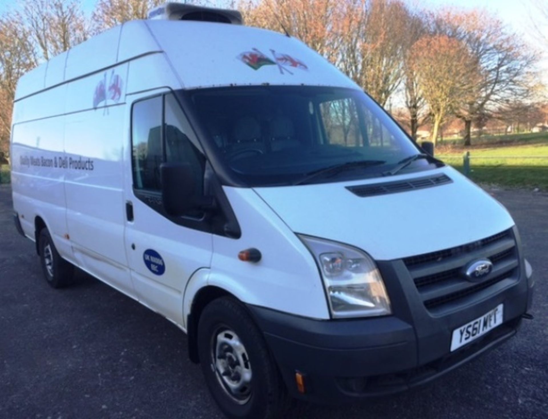 Ford Transit 115 T350L RWD (JUMBO) refrigerated panel van.