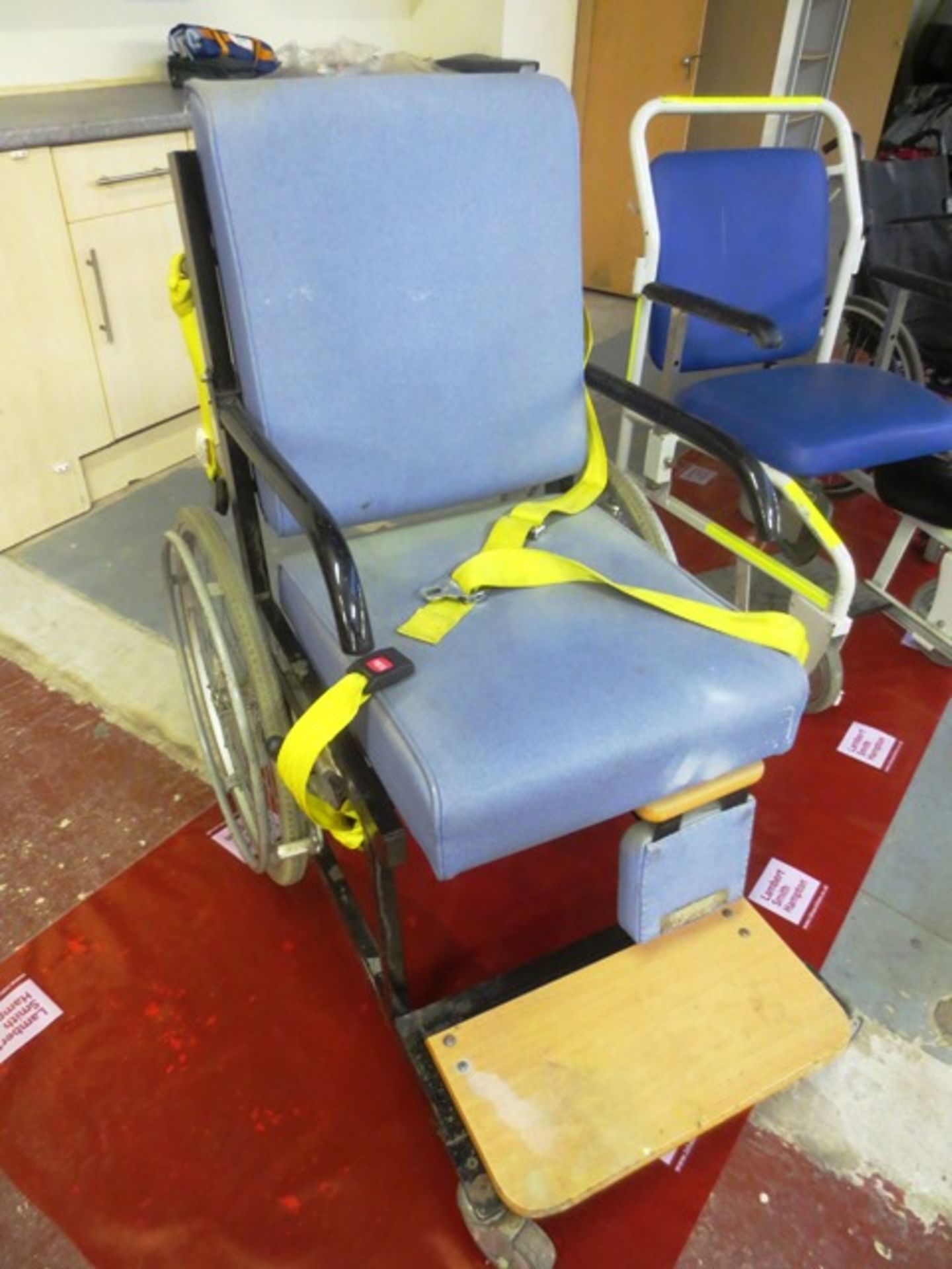 Bradfern adjustable wheelchair with leg support