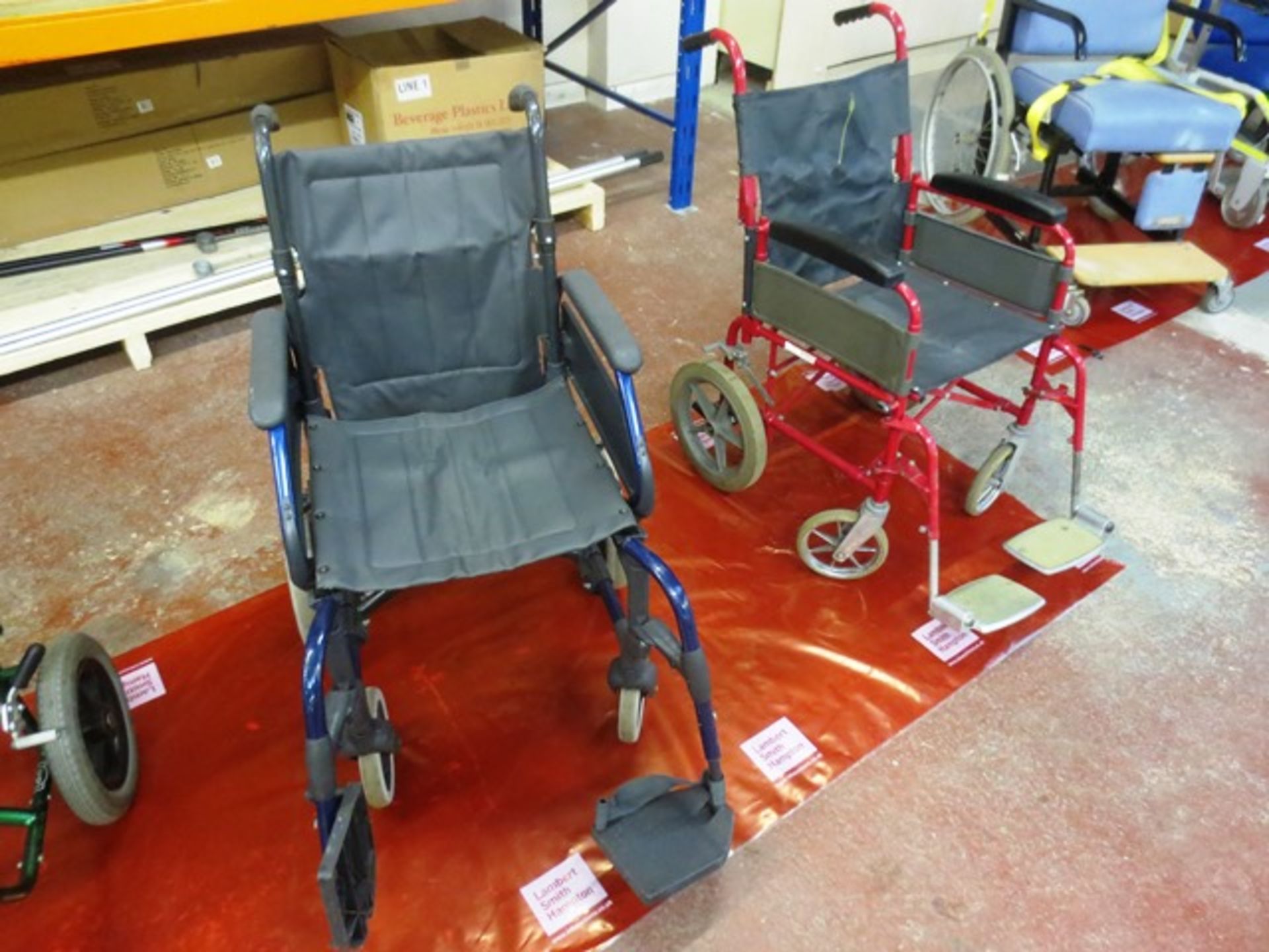 Sunrise Medical and Plus collapsible wheelchair