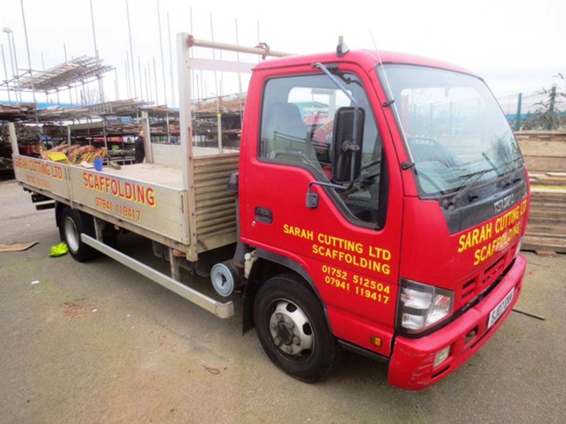 Isuzu Trucks NQR70 dropside flat bed lorry, 7500kgs, (2007), reg no: SJ07 GXN, MOT: 20/9/17,