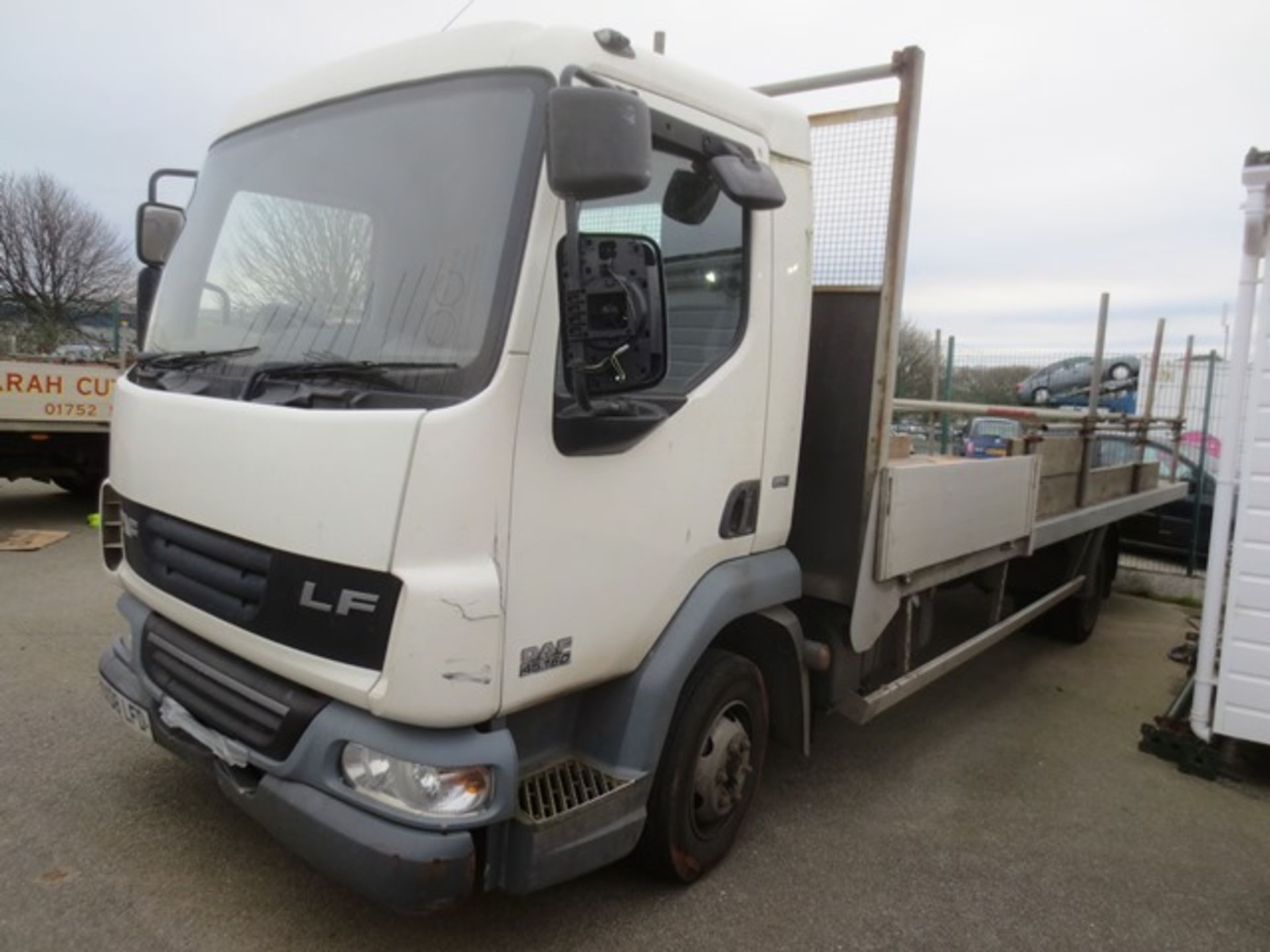 Leyland DAF 45.160, 7500kgs, dropside flat bed lorry (2008), reg no: MX08 LFD, MOT: expired, - Image 2 of 10