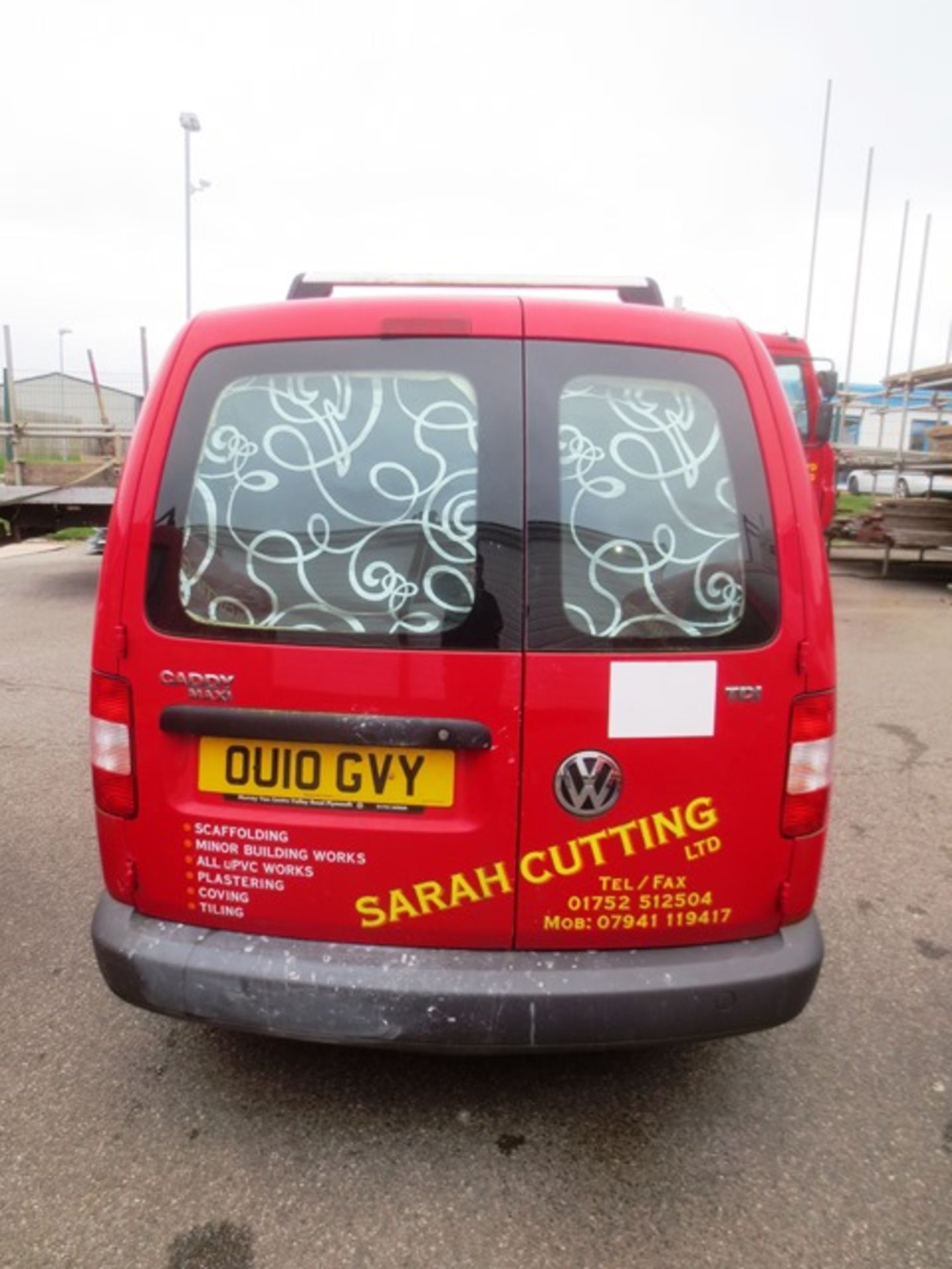 VW Caddy, 1.9 (2010), reg no: OU10 GVY, MOT: 14/10/16, recorded mileage: 24,487, fitted logo roof - Image 4 of 8