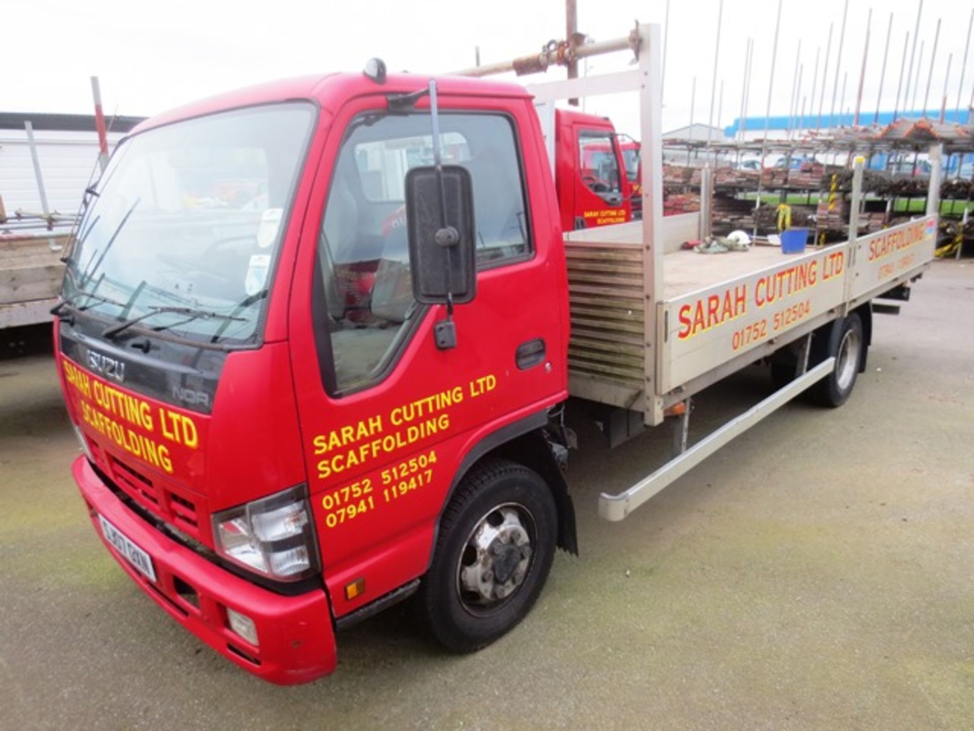 Isuzu Trucks NQR70 dropside flat bed lorry, 7500kgs, (2007), reg no: SJ07 GXN, MOT: 20/9/17, - Image 2 of 9