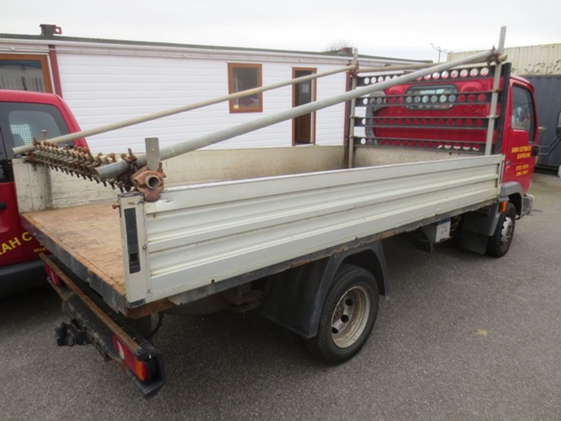 Nissan Cabstar 35.13 MWB, dropside flat bed van, 3.0 (2005), 3500kgs, reg no: BJ55 CDO, MOT: 21/10/ - Image 4 of 7