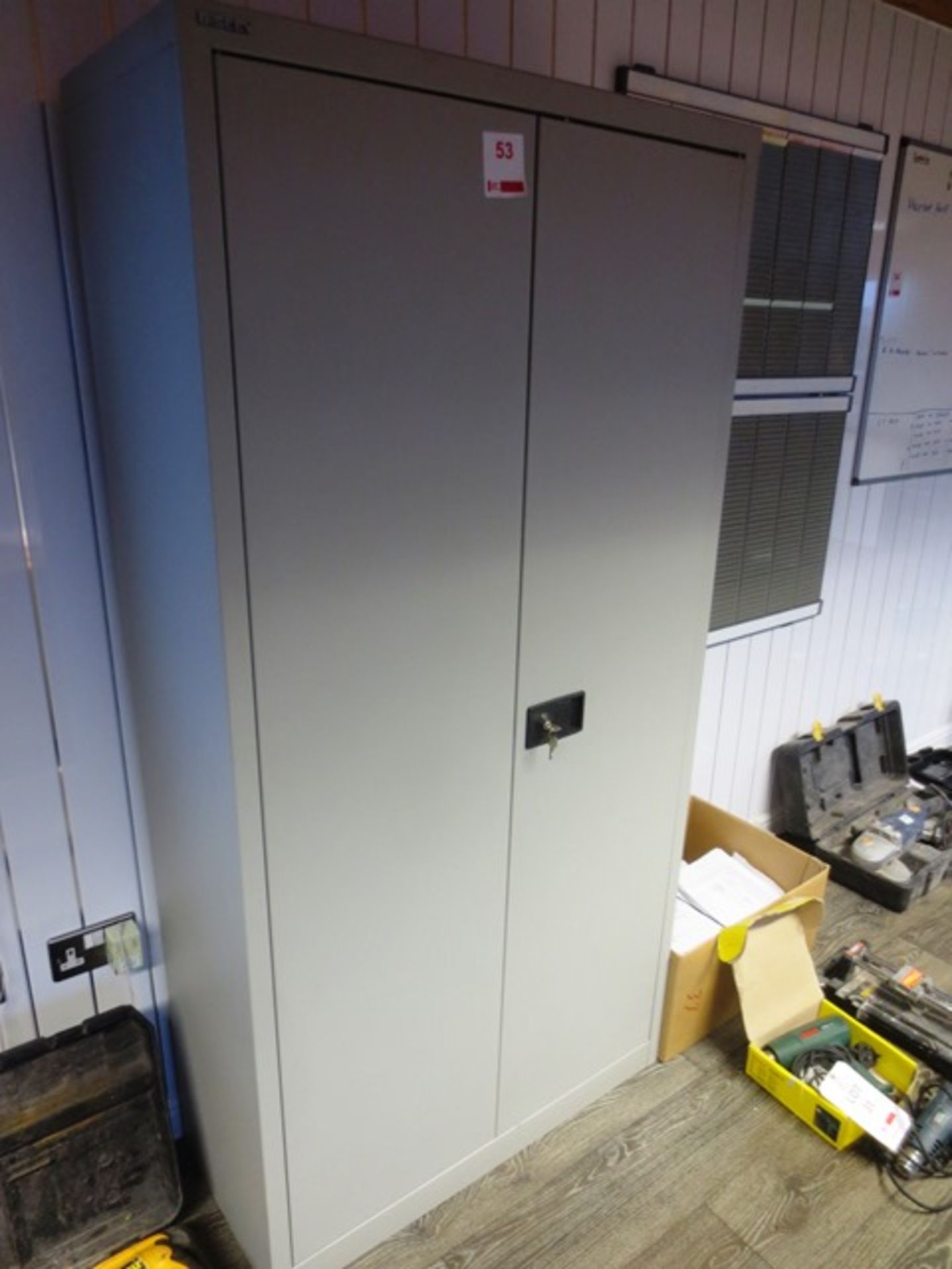 Bisley 2 door steel storage cupboard