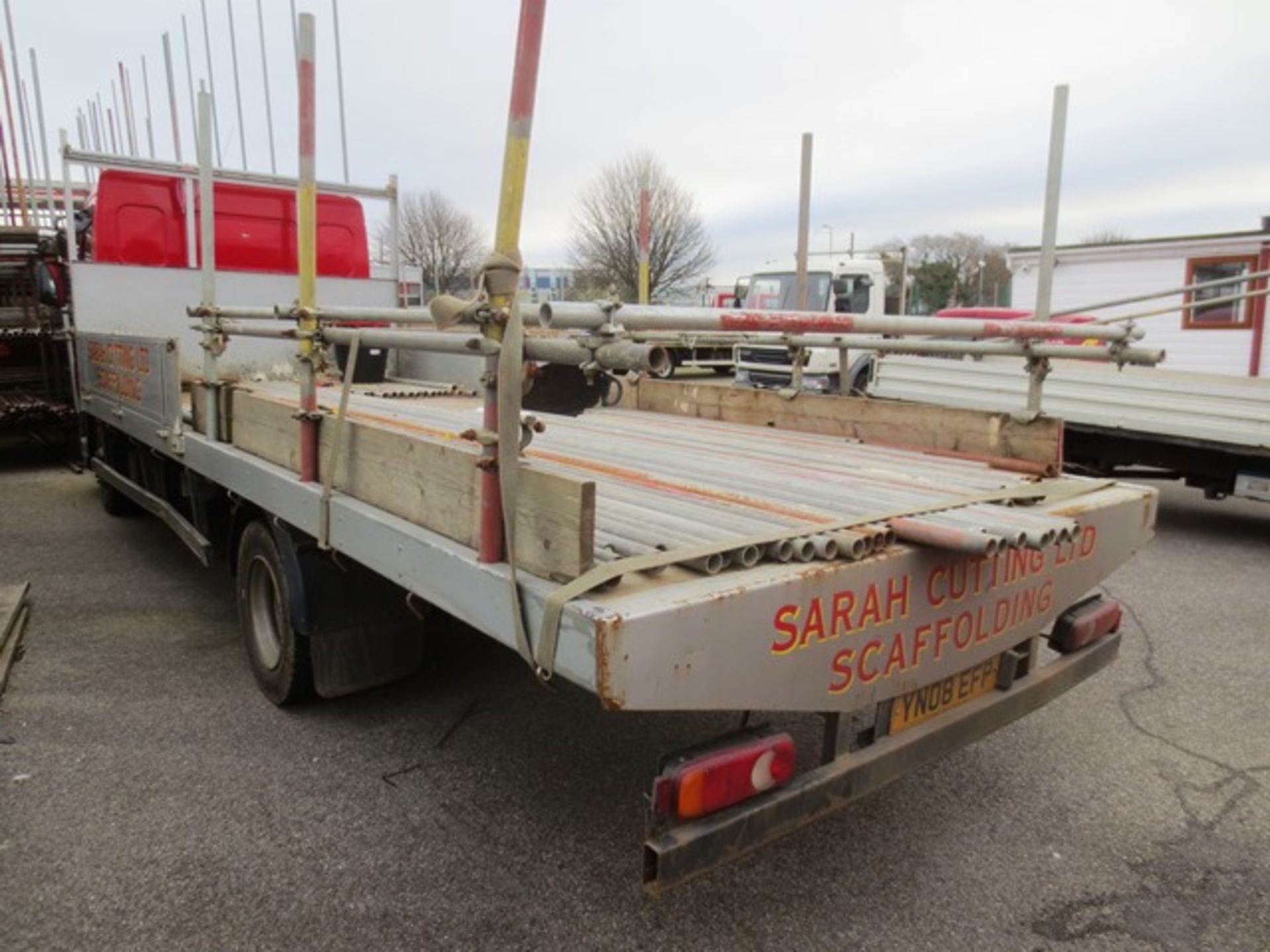 Leyland DAF FA LF45.160 7500kgs dropside flat bed lorry, (2008), reg no: YN08 EFP, MOT: 17/8/16, - Image 7 of 9