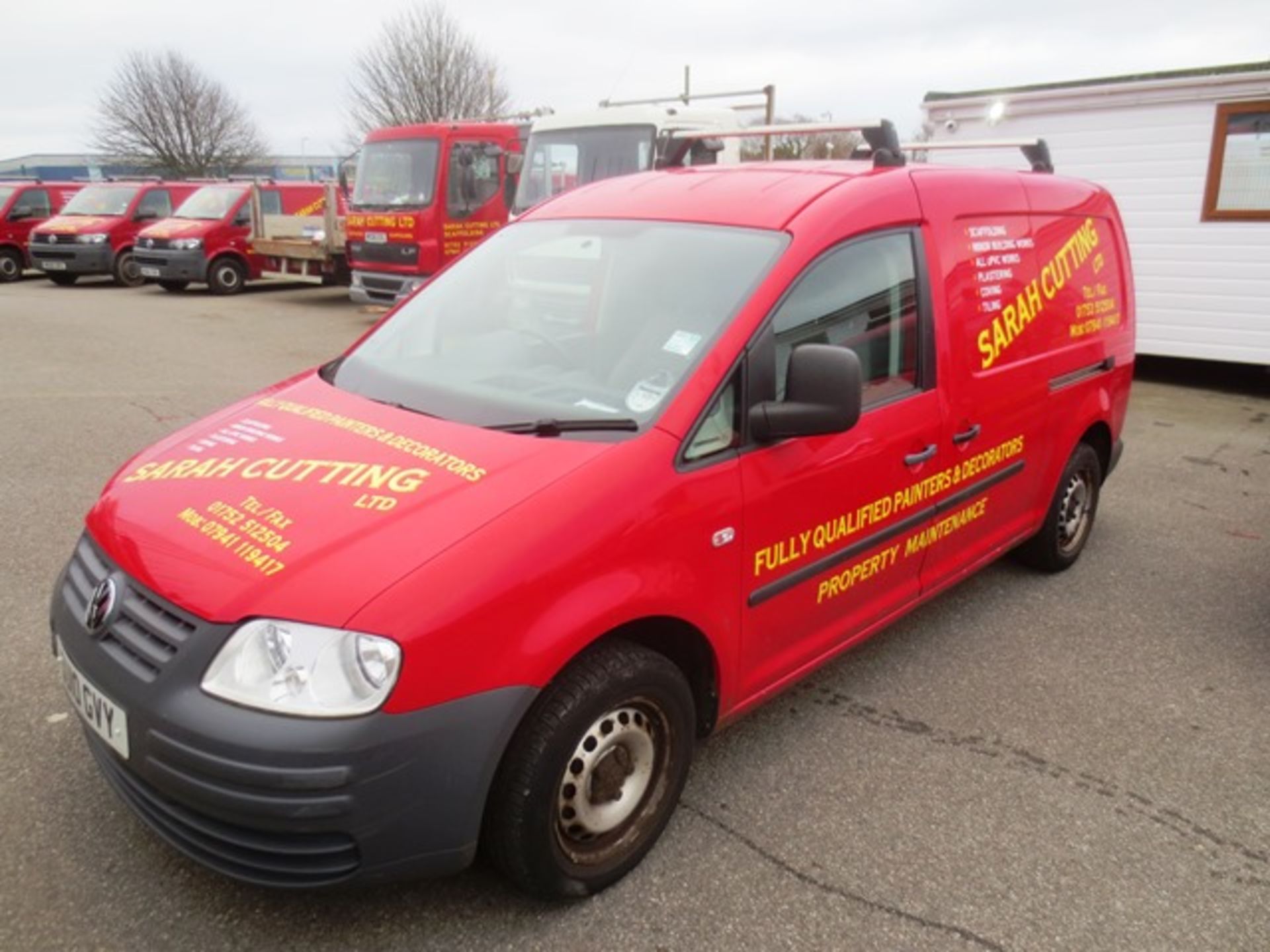 VW Caddy, 1.9 (2010), reg no: OU10 GVY, MOT: 14/10/16, recorded mileage: 24,487, fitted logo roof - Image 2 of 8