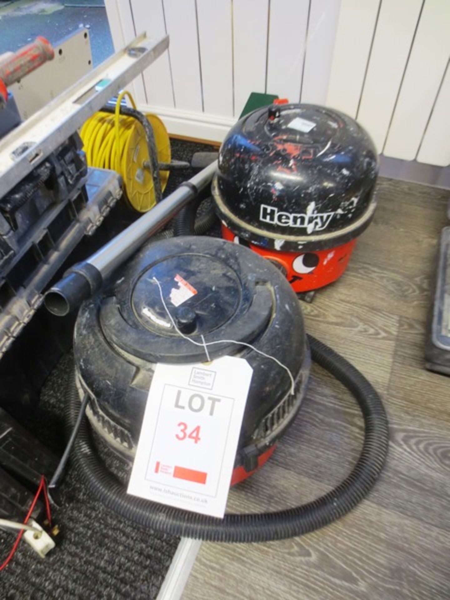 Two Henry Hoovers (one out of commission for spares or repairs only)