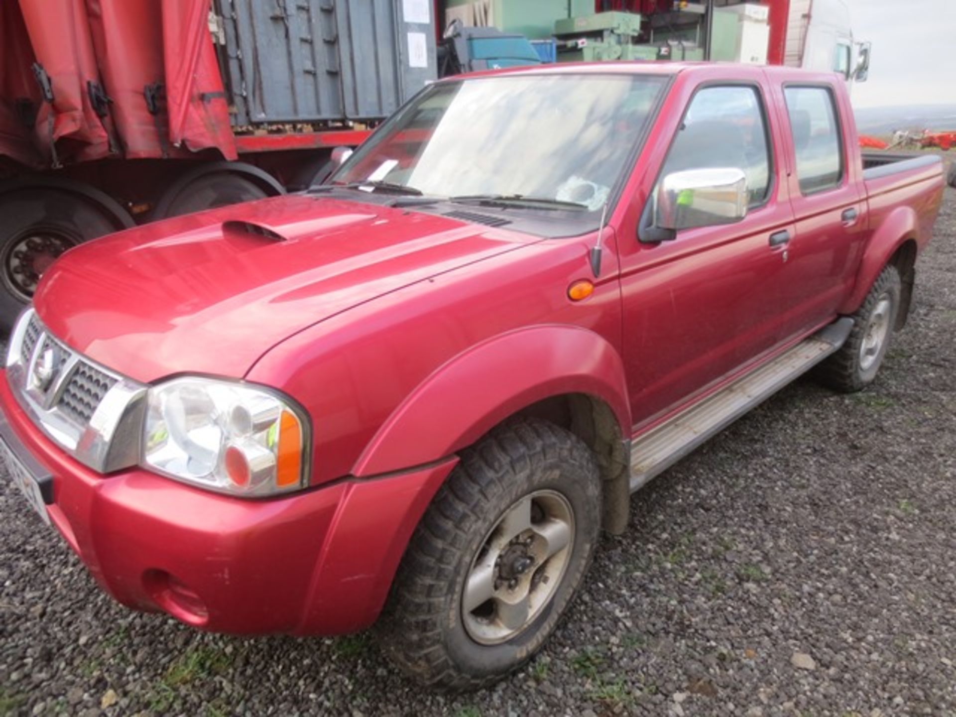 Nissan Pickup truck with crew cab, Reg: SC03 FEX, Recorded: 102529 miles. Used as off road farm - Image 3 of 9