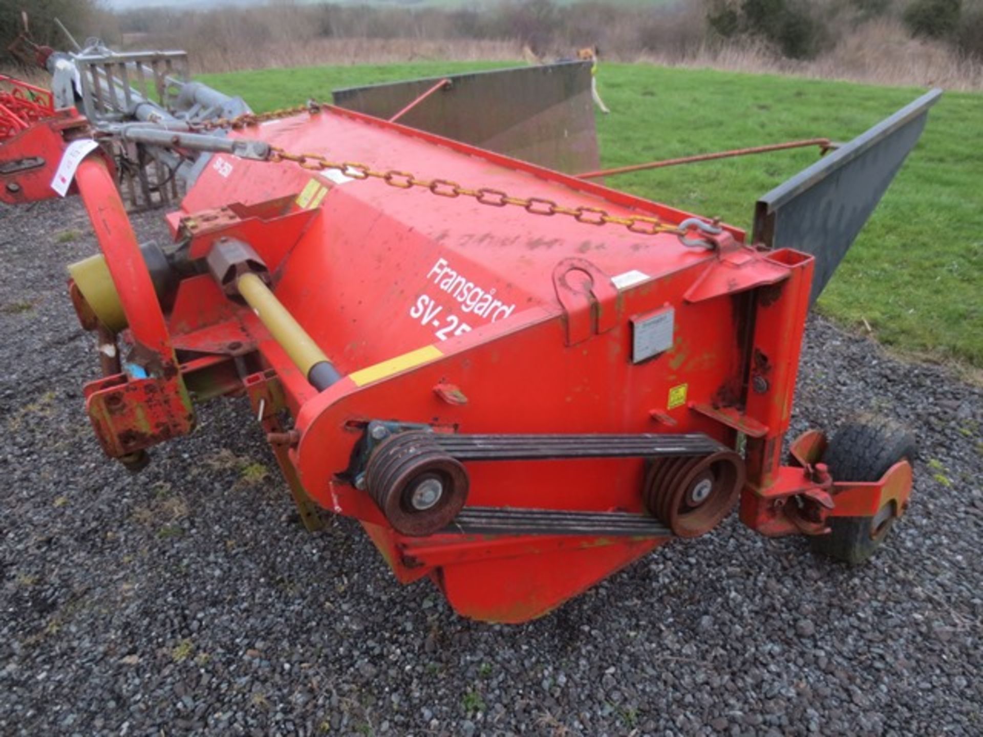 Fransgard Model SV250 swath wilter, Serial No: 155432