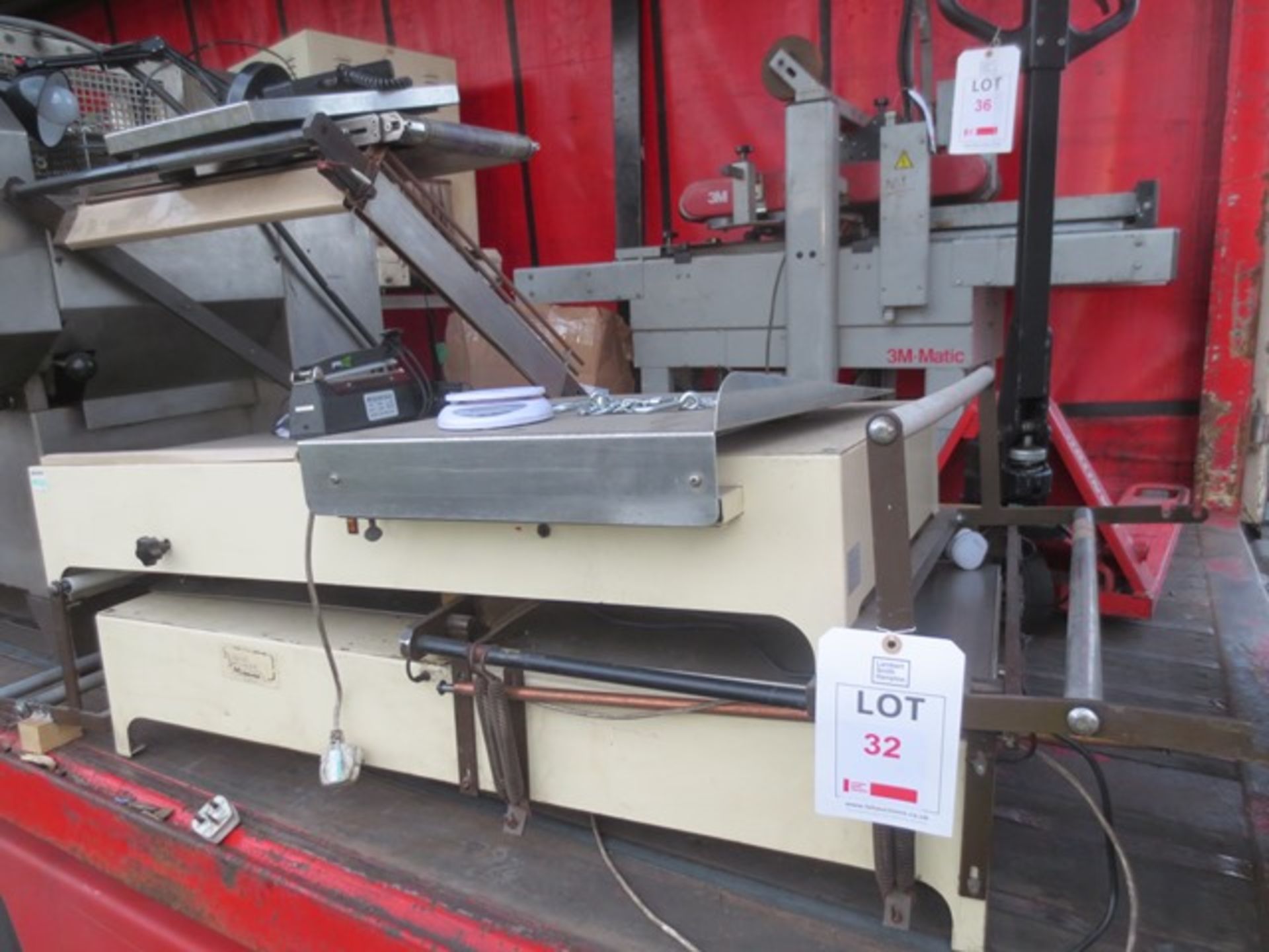 2 x Burnley Packaging L500 heat sealers, Serial No: 2914 and unknown