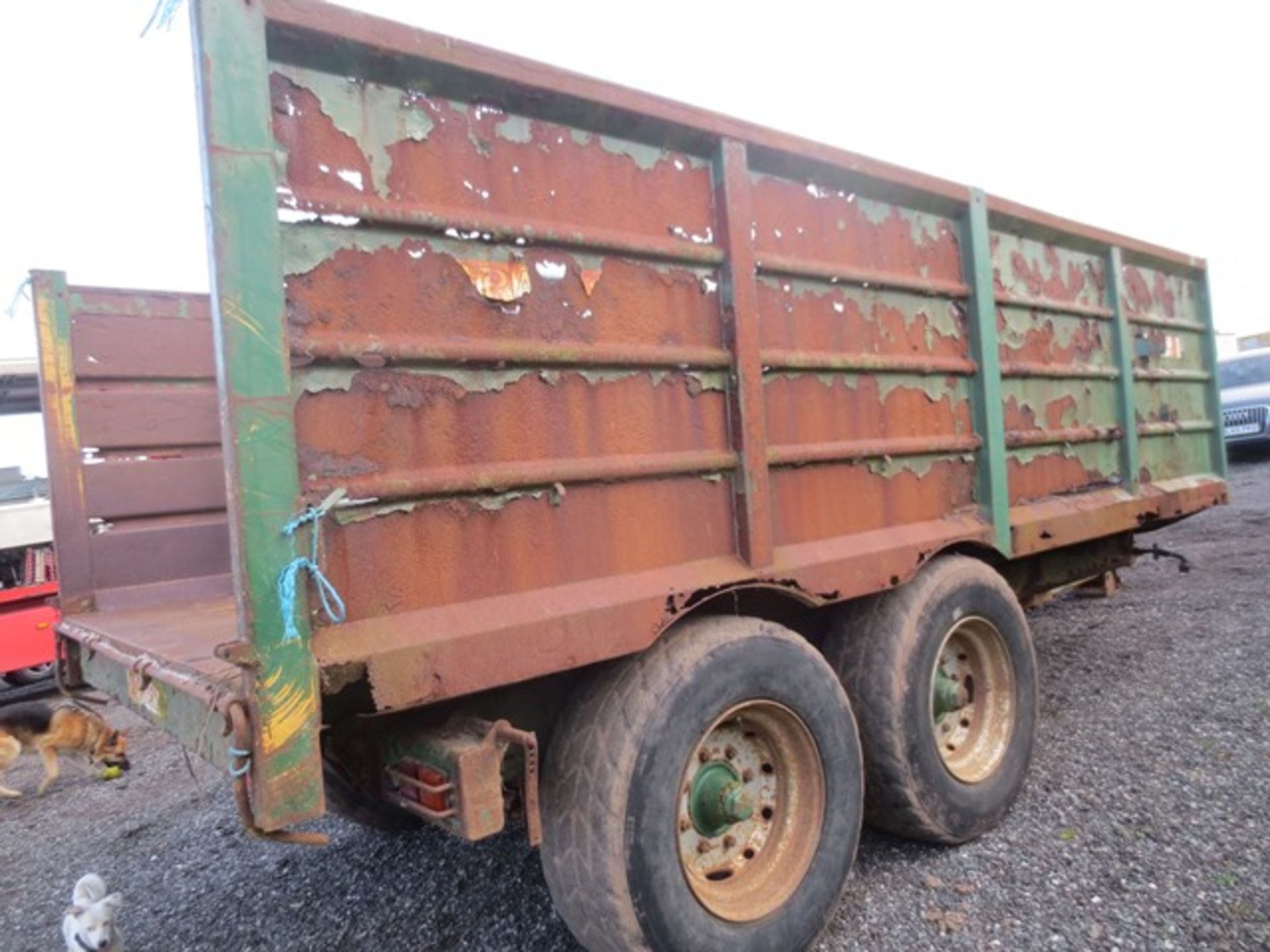 Fraser M18TS agricultural trailer, Serial No: 39156 (Poor condition) - Image 2 of 3