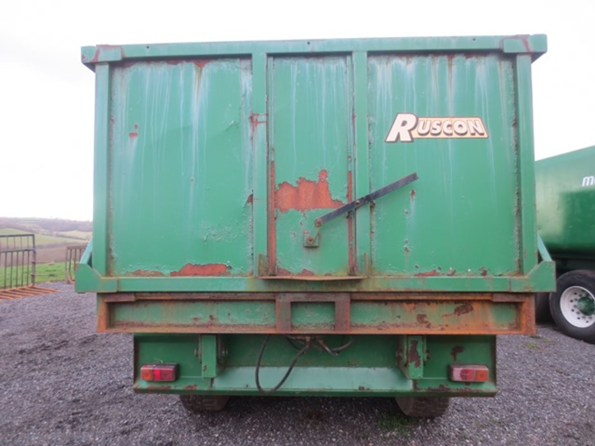 Ruscon twin axle agricultural tipping trailer - Image 4 of 5