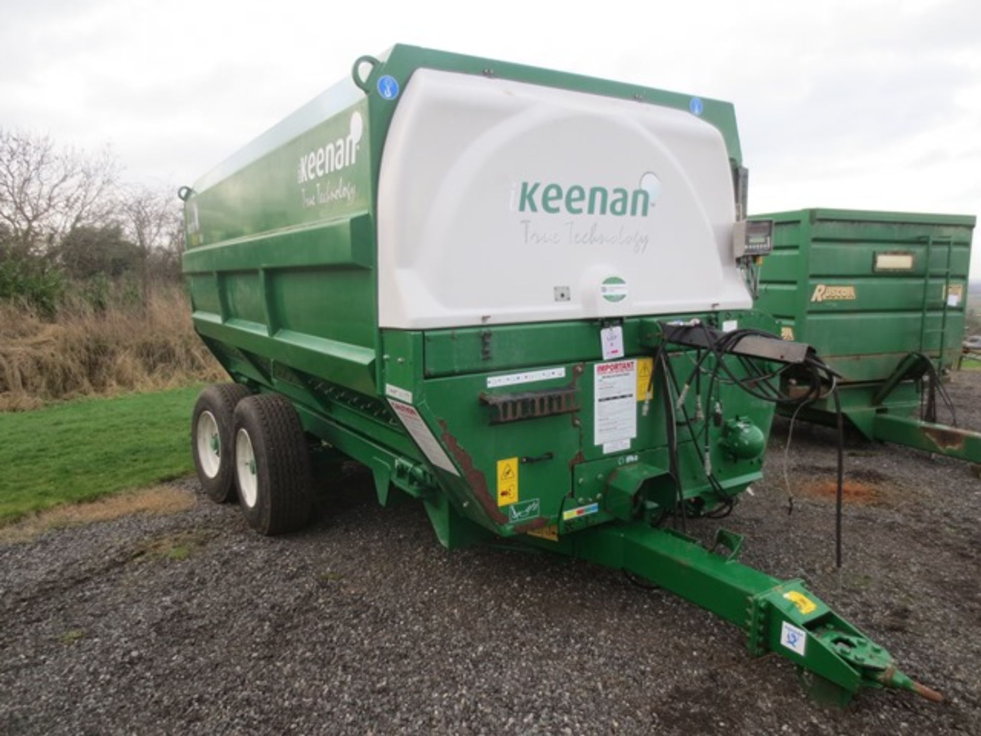 Keenan MF360 twin axle feed trailer, Serial No: MF36E217 (2013) GVW 19,270kg with Mech Fiber Pace