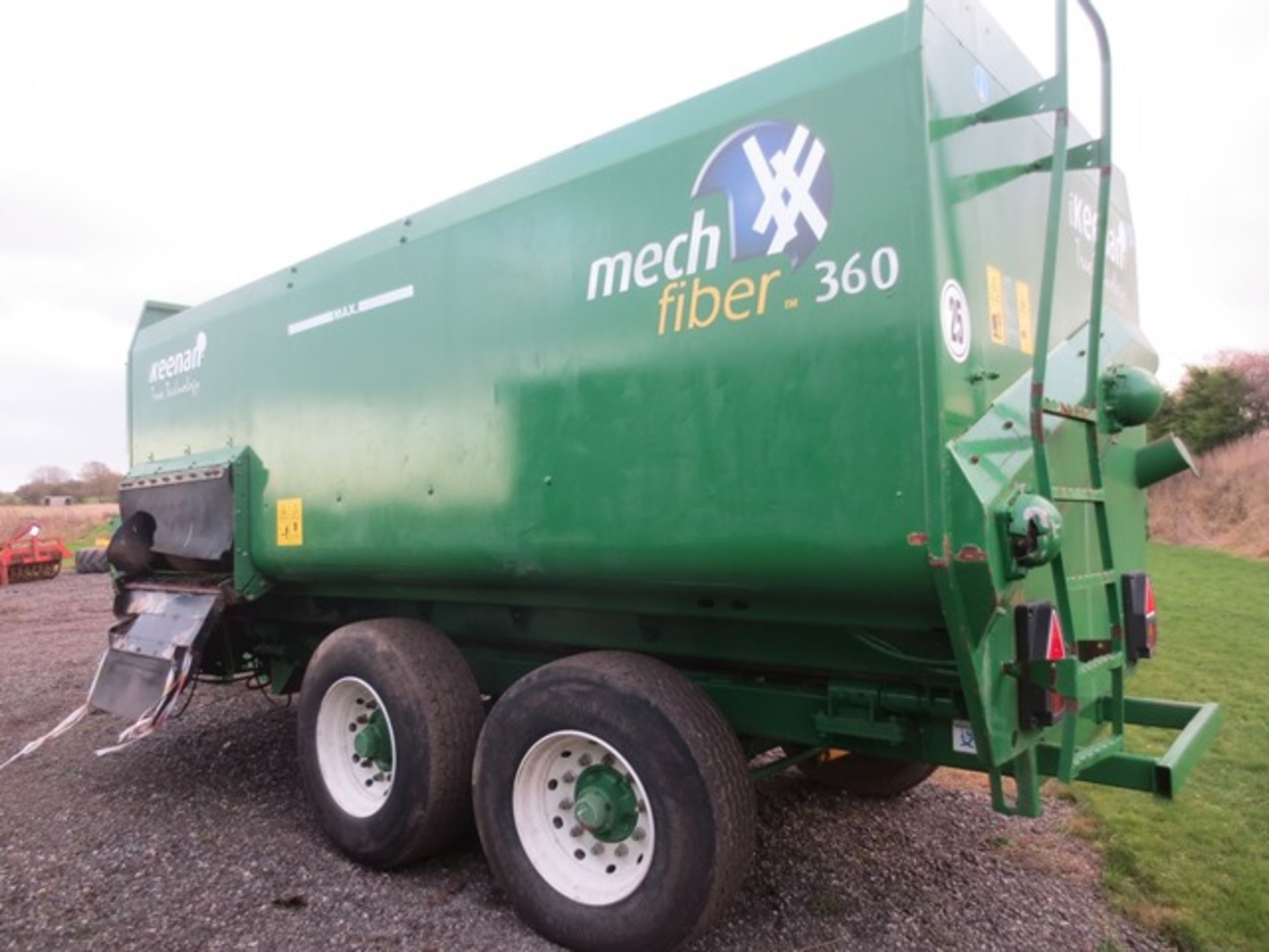 Keenan MF360 twin axle feed trailer, Serial No: MF36E217 (2013) GVW 19,270kg with Mech Fiber Pace - Image 4 of 6