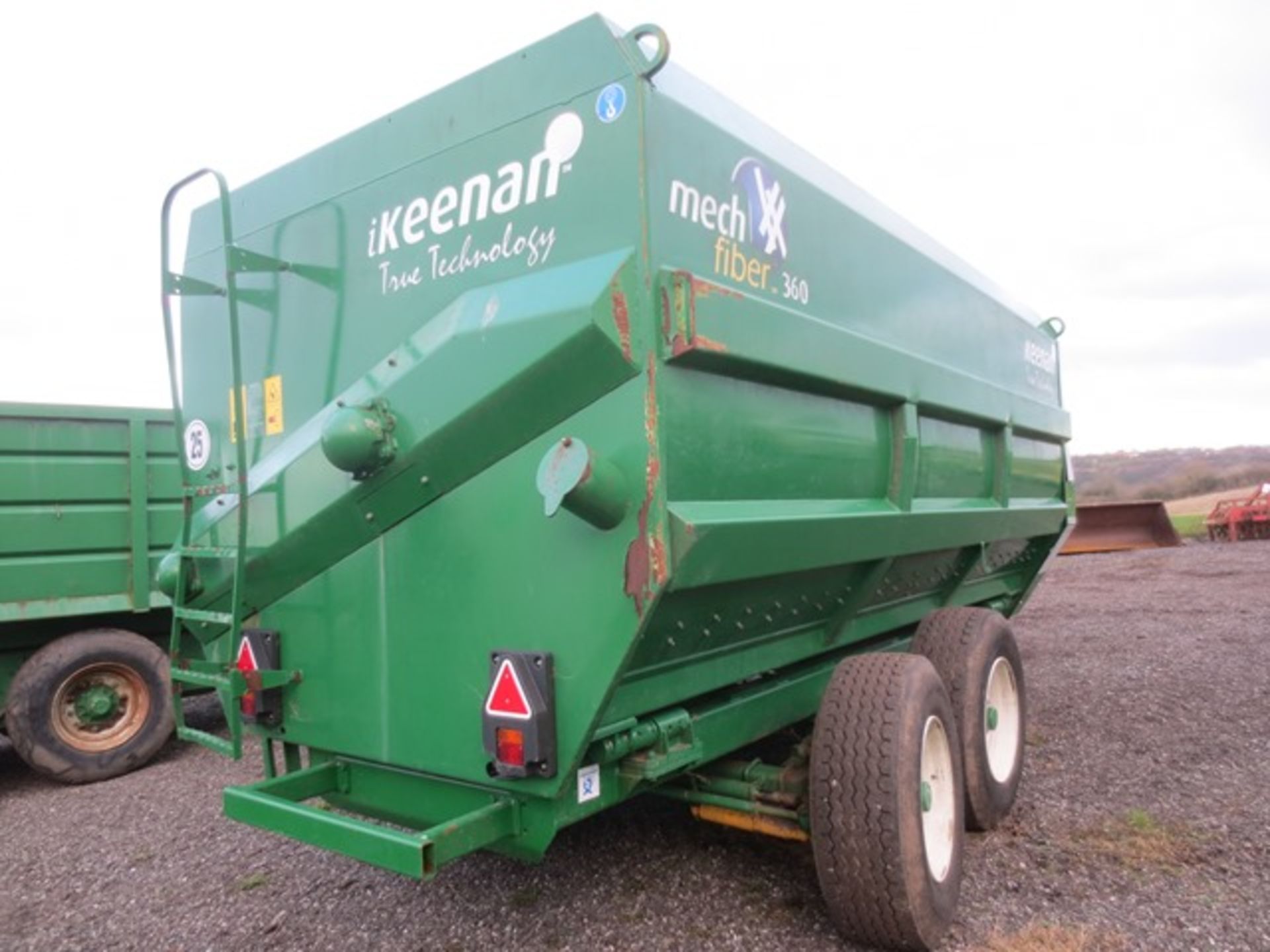 Keenan MF360 twin axle feed trailer, Serial No: MF36E217 (2013) GVW 19,270kg with Mech Fiber Pace - Image 3 of 6