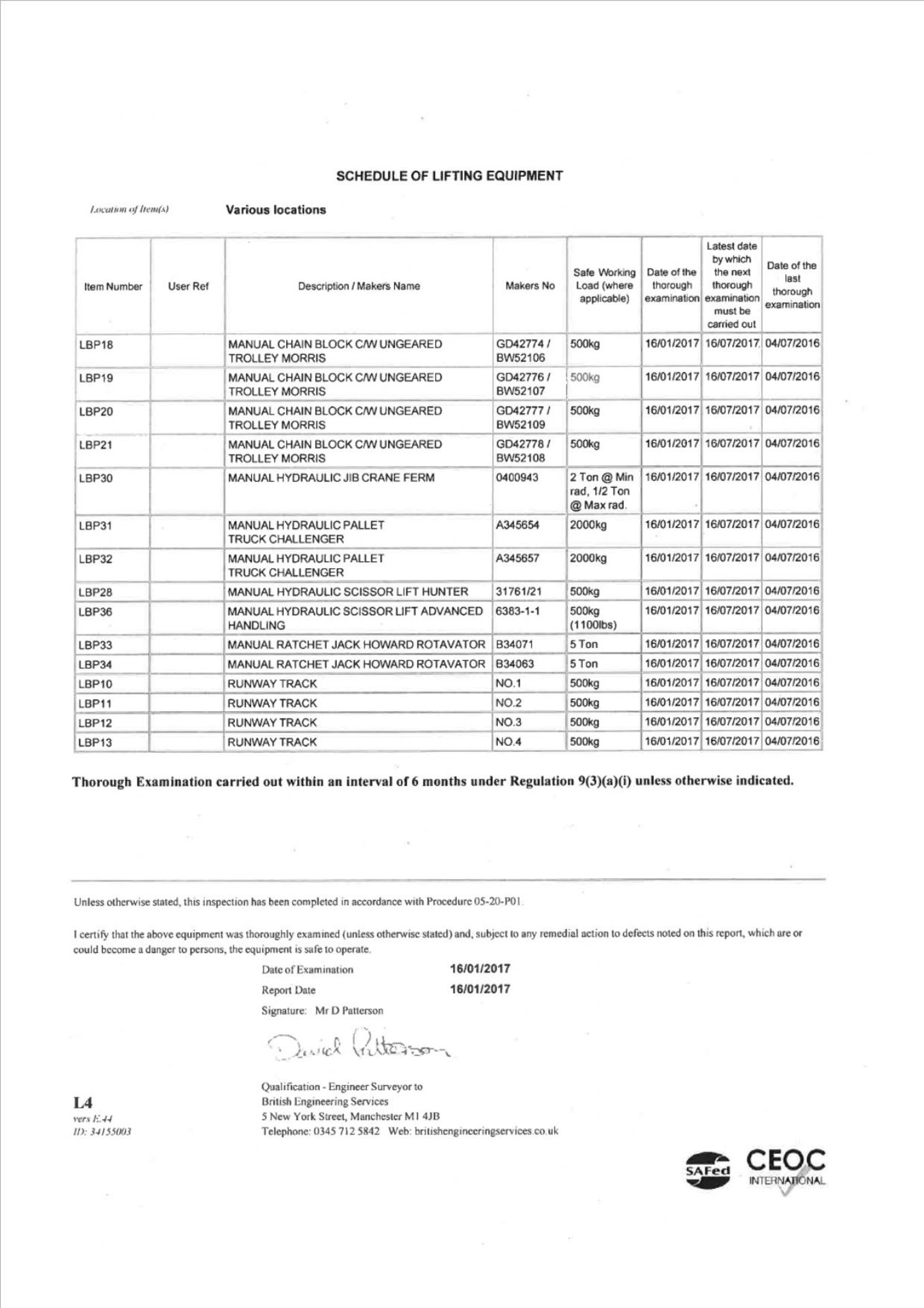 Hunter 500kg, 1300mm x 800mm hydraulic lift table. This lot has a certificate of... - Image 5 of 5