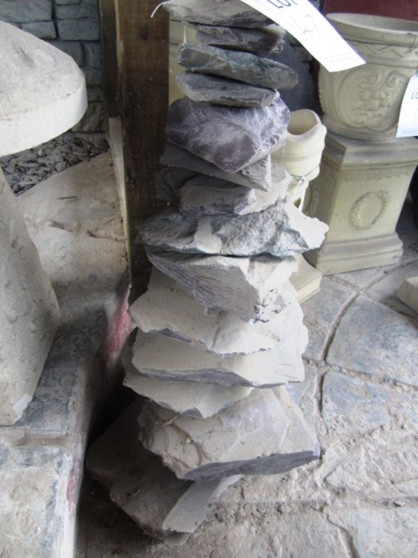 Slate 14-tier water feature, approx. height 860mm (no pump or accessories) - Image 2 of 3