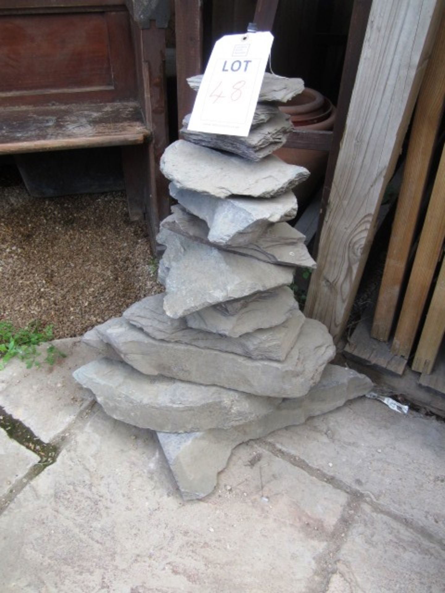 Slate 13-tier water feature, approx. height 850mm (no pump or accessories)