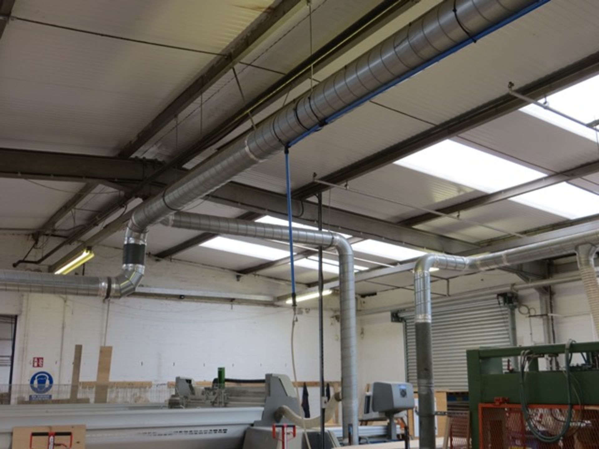 Industrial dust control extraction and particle collection system c/w ducting throughout as - Image 9 of 9