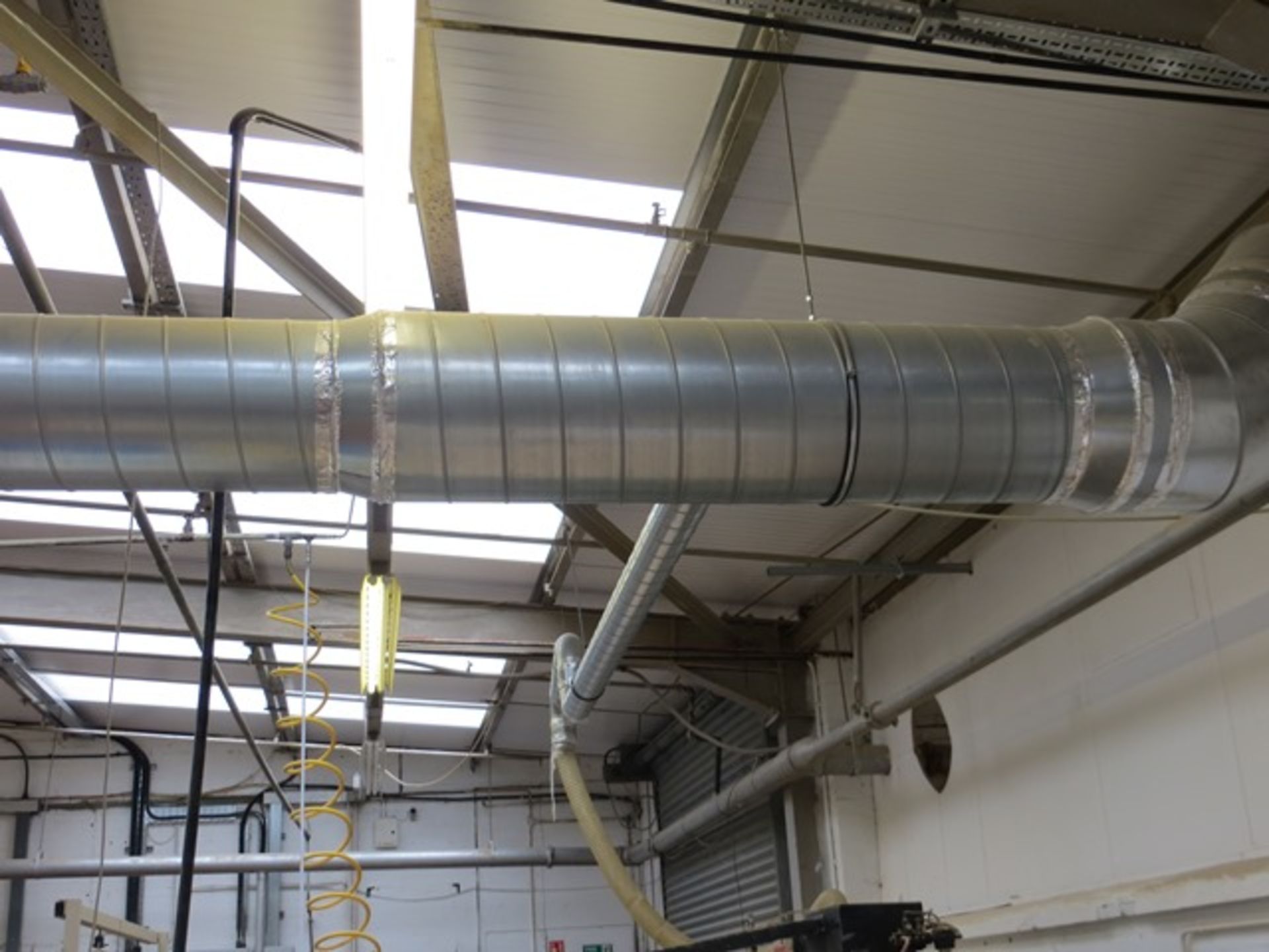 Industrial dust control extraction and particle collection system c/w ducting throughout as - Image 7 of 9