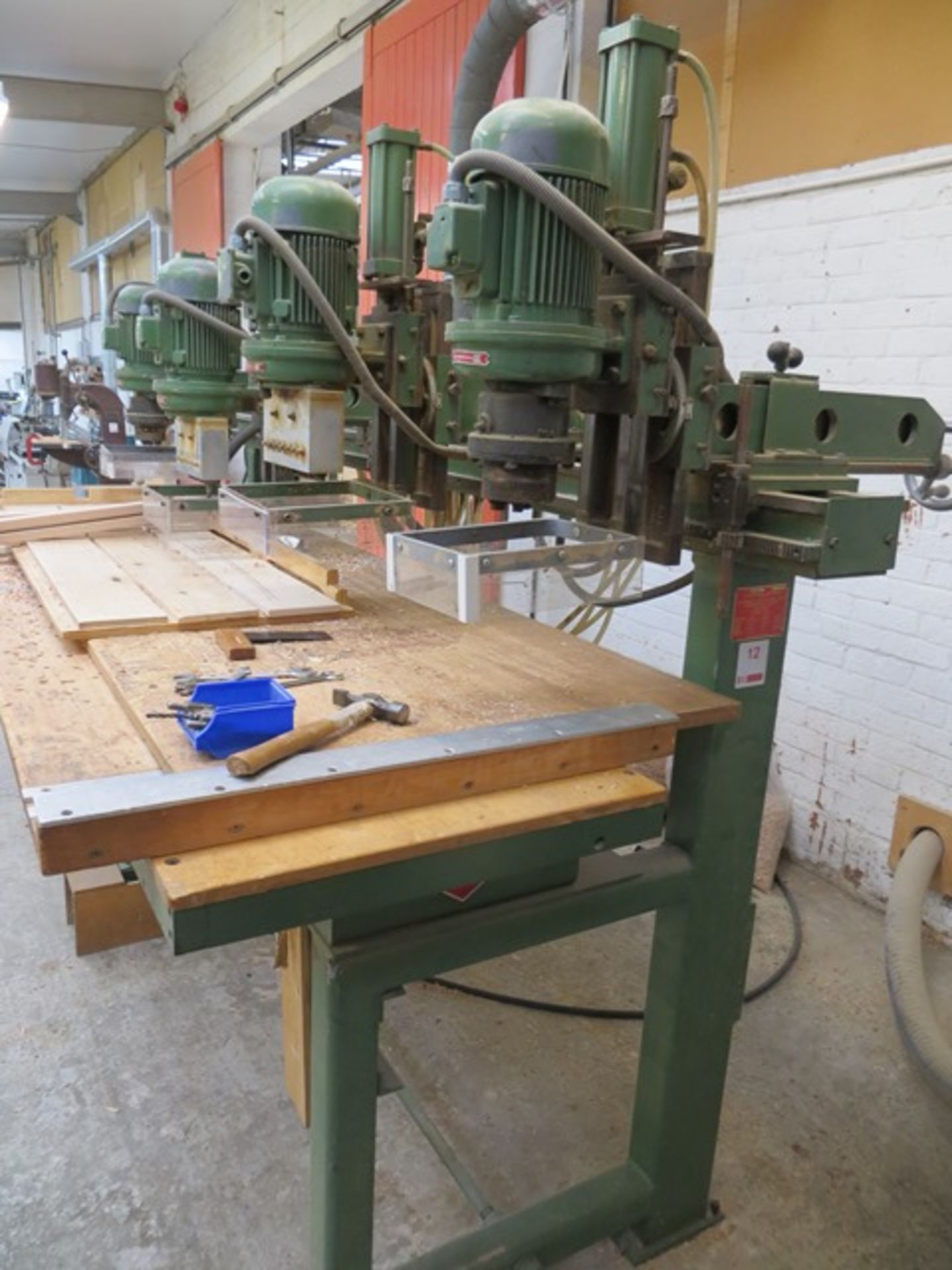 Rye Engineering VPBI 4 head boring machine s/n 5356. [NB: this item has no CE marking. The purchaser - Image 5 of 5