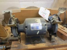 National Machinery 150BG double ended 6" bench grinder