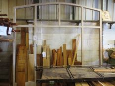 Hardwood timber window/door frame, approx 3000 x 2900mm