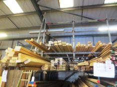 Quantity of soft wood trim lengths, soft wood timber lengths, balastrade, etc.