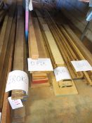 Quantity of Iroke, Douglas Fir and maple timber lengths, as lotted
