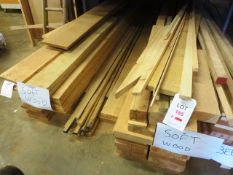Quantity of soft wood timber lengths, as lotted