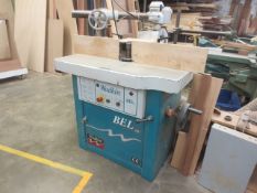 Wadkin BEL 150 spindle moulder, serial no: 036204, max spindle speed: 8000 rpm (3 phase), table