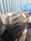 Pallet of assorted roof tiles (as lotted)