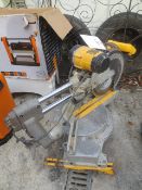 Dewalt DW708-GB chop saw (240v), serial no: 26154