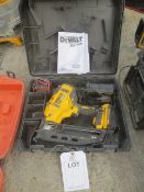 Dewalt DCN660 Type 1 18v XR nail gun, with battery, charger and case
