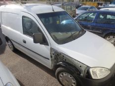 Vauxhall Combo 1700 CDTi, 1248CC Diesel car derived van, 5 speed manual, reg no: WL57 MBV,