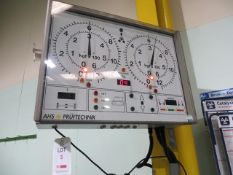 AHS-Pruftechnik rolling road type AHS 06/12 ECPU brake tester complete with readout & pendant...