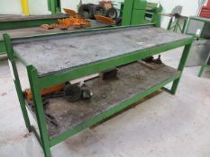 Steel workbench