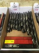 Quantity of HSS twist drills, taper shank