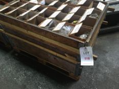 Large quantity of assorted fastenings, etc., as lotted, three pallets (stacked)