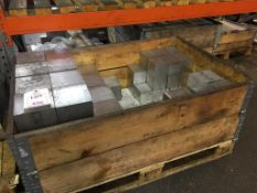 Large quantity of aluminium cut to length blanks, four pallets