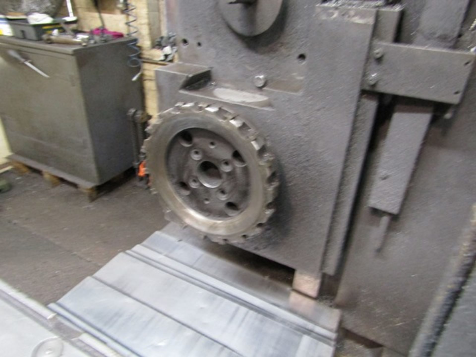 FIL FA150 bed type horizontal spindle milling machine, with power overarm vertical head drive - Image 6 of 13