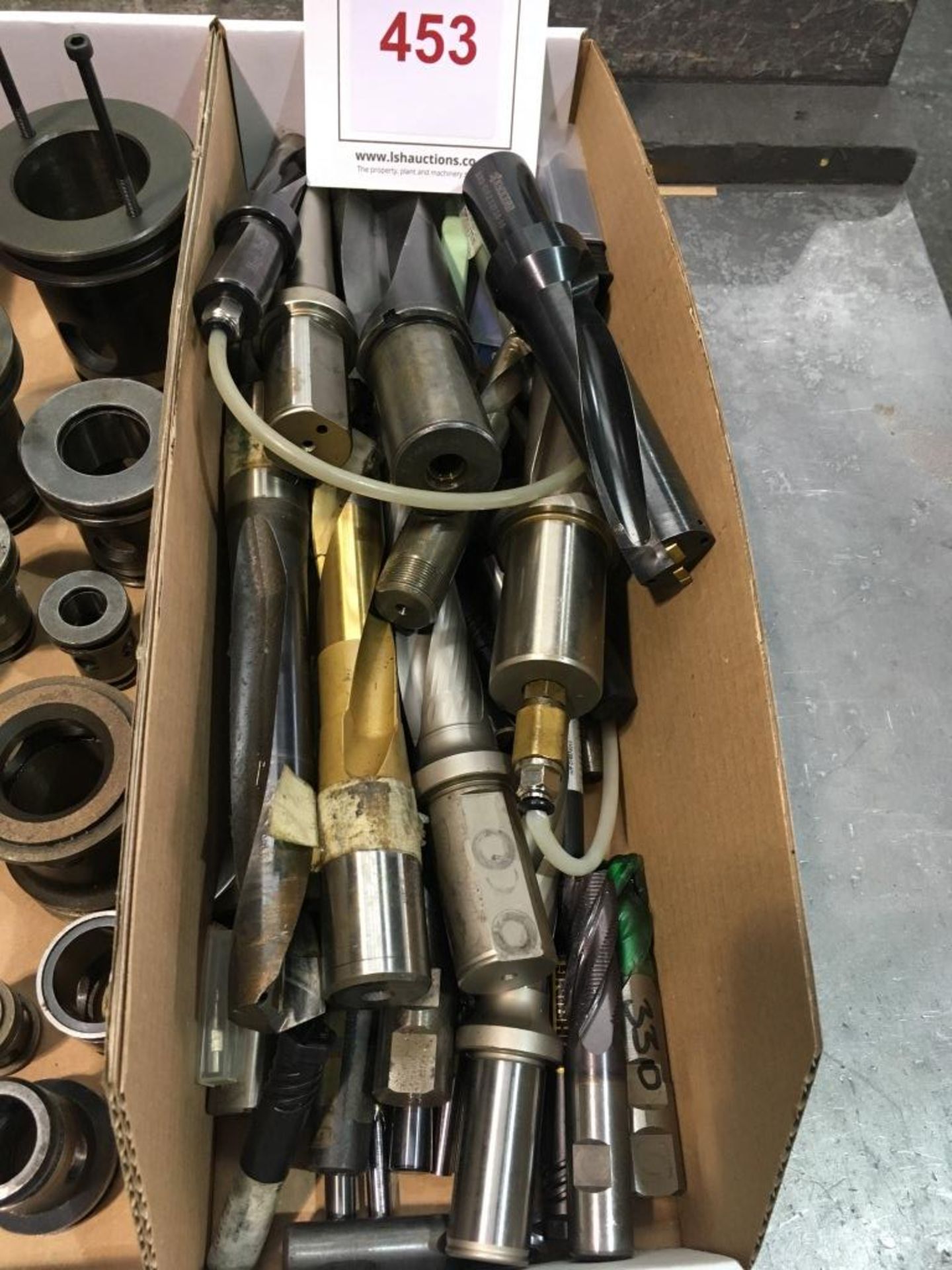 Quantity of assorted HSS threaded and reduced shank drill bits and other tools in five boxes - Image 5 of 5