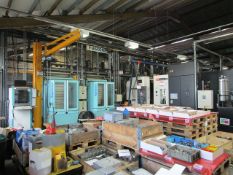 Fastems 8760 rail guided pallet loading vehicle/crane, type DMC-LD, serial no: 24704 (2004),