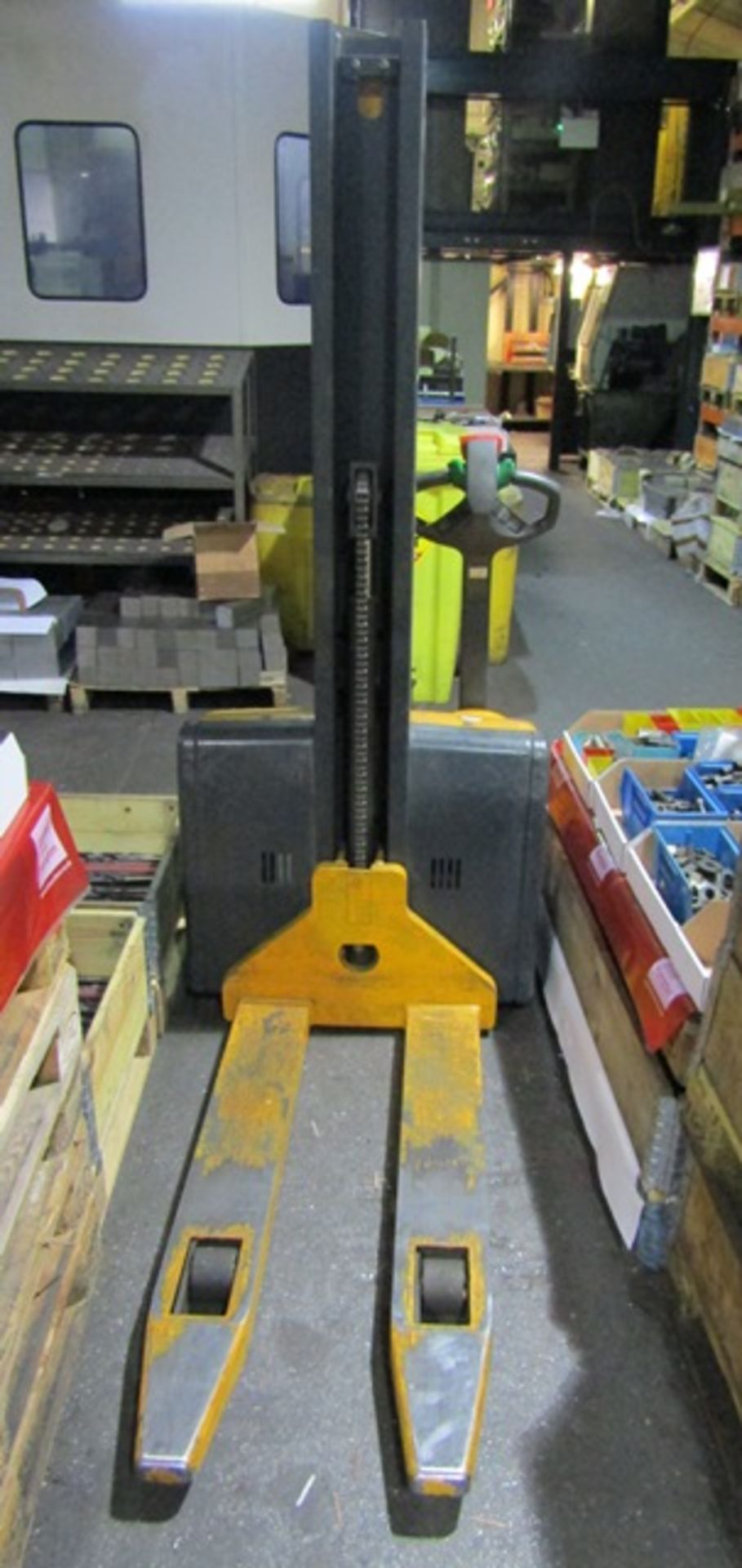 Jungheinrich EMC110 pedestrian battery operated, pallet truck/forklift truck, serial no: 90214861, - Image 3 of 4